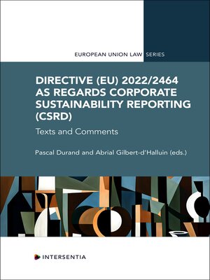 cover image of Directive (EU) 2022/2464 as regards Corporate Sustainability Reporting (CSRD)